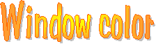 Window color